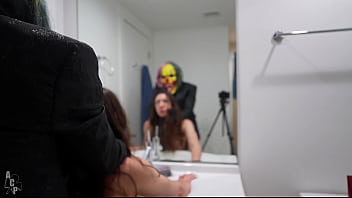 Preview 4 of Escool Porn - Queen Of Hell Fucks Gibby The Clown After He Bought Her A New Penthouse In Brickell Miami
