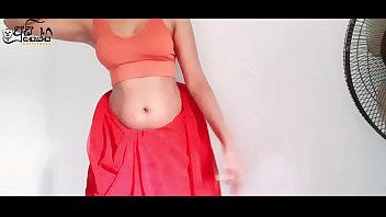 Preview 4 of Inteerracil - Indian desi girl showing off boobs in saree