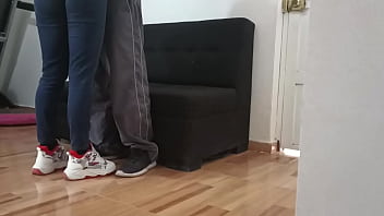 Preview 1 of Findbig Ass Teen - I spy on my best friend fucking a man in my office ..