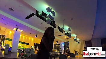 Preview 1 of Rough Cougar Anal - Skinny amateur Thai teen Cherry loves playing with big balls