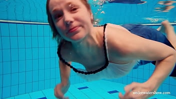 Preview 2 of Japanese Slim Models - Underwater mermaid hottest chick ever Avenna