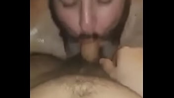 Preview 2 of Sauny Leaun Sex - Gorgeous bear sucking my UC cock