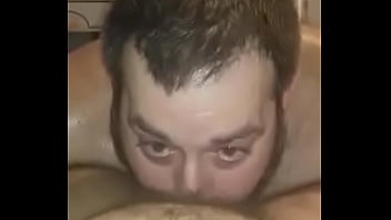 Preview 3 of Sauny Leaun Sex - Gorgeous bear sucking my UC cock