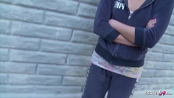 Preview 1 of Pk Sex Xxx Olds - Tiny Ginger College Girl Pick Up and Fuck for Cash at real Street Casting