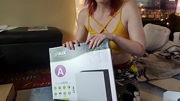 Preview 3 of Tiny Titty Kitty In Panties - Unboxing Amazon wish list gift from a fan