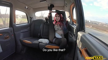 Preview 1 of This Parn Open - Fake Taxi - gorgeous British gymnast stretches her legs before taking a thick cock in her pussy