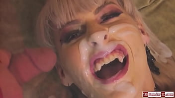Preview 2 of Angelina Elise - Trans vampire Lianna Lawson barebacked