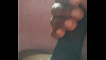 Preview 2 of Fistime Fuck Before Camera - stroking my big black dick