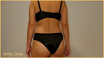 Preview 4 of Xxxutri - Wife in sexy black lingerie