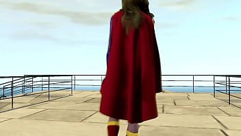 Preview 1 of Forced Collage - Superheroine Belly Inflation 2