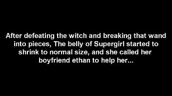 Preview 4 of Forced Collage - Superheroine Belly Inflation 2