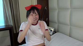 Preview 2 of Teen Virgn Sex - Uncensored,  18-year-old beautiful breasts,  big breasts,  black hair beauty. Suzu-chan. Shaved pussy creampie sex cosplay blowjob 1.