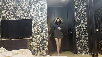 Preview 2 of Seachblacker Club - MilfyCalla- A Lot Of Cum On Brown Fur Hooded Puffer Jacket 172 prev