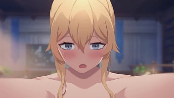 Preview 4 of Mom Halp Son Company - POV Te estas follando a la g&uuml_erita de tu clase a escondidas (hentai)