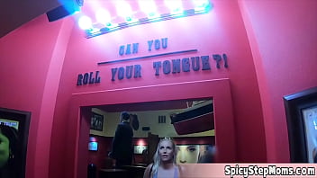 Preview 1 of My Body Massage Me The Boy - Golddigger stepmom visits the fair then asked me to have a quick taboo fuck with her