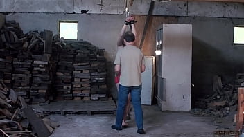 Preview 1 of Dowlod Bf - Blonde tied up and enjoys hardcore bdsm