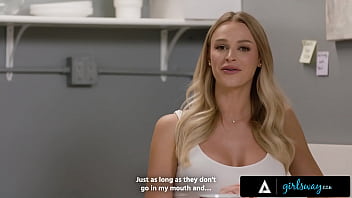 Preview 1 of Mature Wide Hips Porno Tube - GIRLSWAY - Busty Blonde Coworkers Emma Hix &amp_ Blake Blossom Have Passionate Affair At The Office