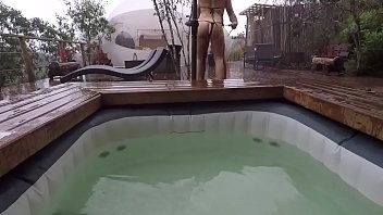 Preview 1 of Chicas Tecate - Fucking under the rain