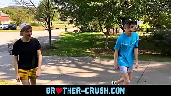 Preview 1 of Xxx Youpor - Hot Stepbrothers fuck their horny older neighbour in gay threesome