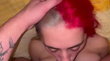 Preview 3 of Nicol Russia - 18 Year Blonde Blowjob and Facefuck Full Video POV