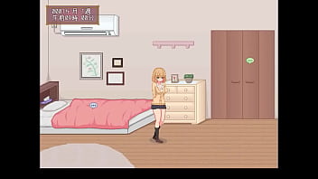 Preview 1 of Mad Men 3 - Hot blonde showing off in public and then having sex with a man in Bt life hentai game