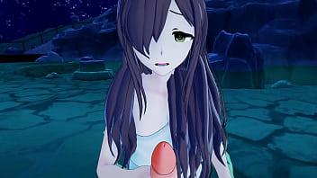 Preview 2 of Kloe En La Piscina - KonoSuba: Kazuma Finds Wiz at The Hot Springs