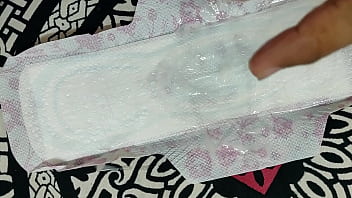 Preview 4 of Nomy Betty - Masturbation on Sister&#039_s Sanitary Pad
