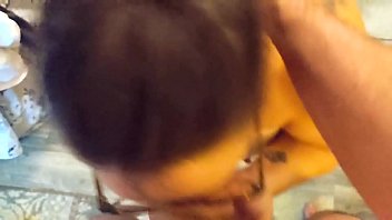 Preview 4 of Jessica Eastman Soto - Surprise Video - Big Tit Nerd MILF Wife Fucks with a Blowjob and Cumshot Homemade