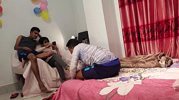 Preview 2 of But Chuchi Xxx - Shathi  and hanif pk and Shapan ,  Enjoy with two sex partner solt teen girl xxx porn xvideos best new videos threesome