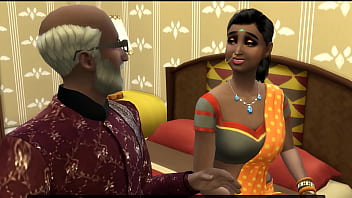 Preview 1 of Ball Shaving - Indian step Mom is obligate to have sex with her virgin step son in order to become a man and everything happen in front of his step dad but she couldn&#039_t resist anymore and he joined her and they had thresome sex
