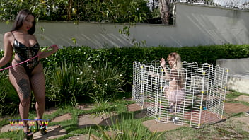 Preview 1 of Pozzy Old Sex - The Voluptuous Vitoria Beatriz dominating Naughty Kyra Sex before intense orgy with 5 guys DAP