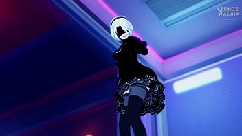 Preview 1 of Bazilian Beauty - YORHA 2B MASTURBATING UNTIL INCREDIBLE ORGASM - NIER AUTOMATA