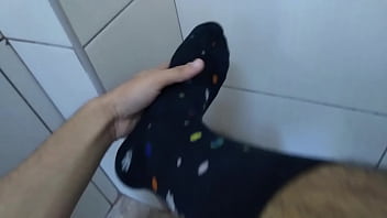 Preview 3 of Art Is Bollywood - Blue socks and dirty feet after work