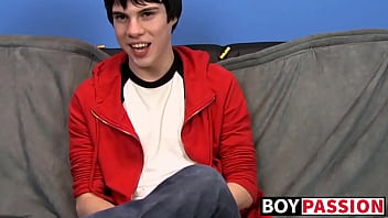 Preview 3 of Bangladeshi Classmates - Interviewed twink Kyler Moss jerks off before cumming hard