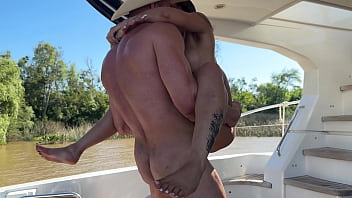 Preview 2 of Hd Carmella - Hardfucking Amazing Gih Ribeiro On A Boat In Argentina