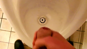 Preview 3 of Bangle Des Ko Sex Son Mom - Cum In Public Urinal - SlugsOfCumGuy
