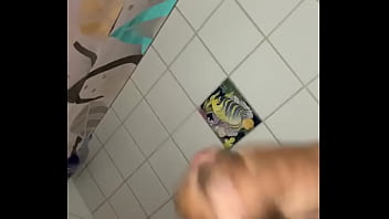 Preview 3 of Hardback Shemale - Solo male masturbation in a shower
