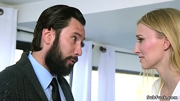 Preview 1 of Young Girl Fast Sex - Home buyers fucking blonde seller