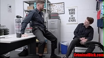 Preview 1 of Bigbooba Public - Horny Cops start with a mutual jackoff- CriminalDick.com