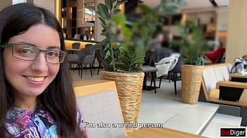 Preview 1 of Wwwnxxx Full Hd Video - Nerdy girl with glasses turned out to be a nymphomaniac and a lover of sperm on her face