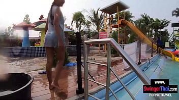 Preview 1 of Rape Indian Girl Fuck - Amateur teen couple having fun in a public pool and enjoy hot sex after