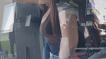 Preview 2 of Eblack Mpg - Bulge Bust Asain Hot Girl Staring
