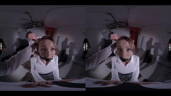 Preview 2 of Elli Throat Sex Porno - DARK ROOM VR - Broken Sex Story