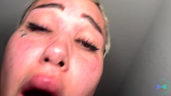 Preview 4 of Husband Watch Rare - Pregnant Big Booty Mixed Slut Lets Me Breed Her Again