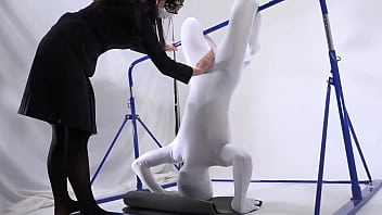 Preview 2 of Tied To Chaur - Handjob