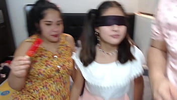 Preview 1 of Filipino To Filipino Hot - I taught my stepdaughter to suck a cock for the first time in a threesome with my wife wirh swallowing cum