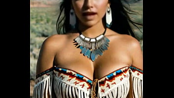 Preview 2 of Black Rod - native american woman first sex experience with a horny cowboy