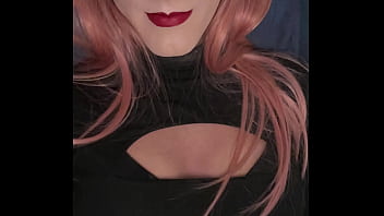Preview 2 of Shemale Pinch Shemale - Crossdresser Waiting in Bed
