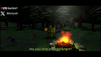 Preview 1 of Orgasm Bbw Amateur Wife Dildo - Got caught for illegal camping by forest ranger - Roblox Porn