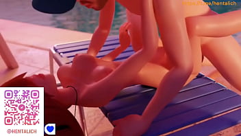 Preview 4 of Rade Wap In - Red-haired beauty with a perfect figure gets a creampie in a swimsuit